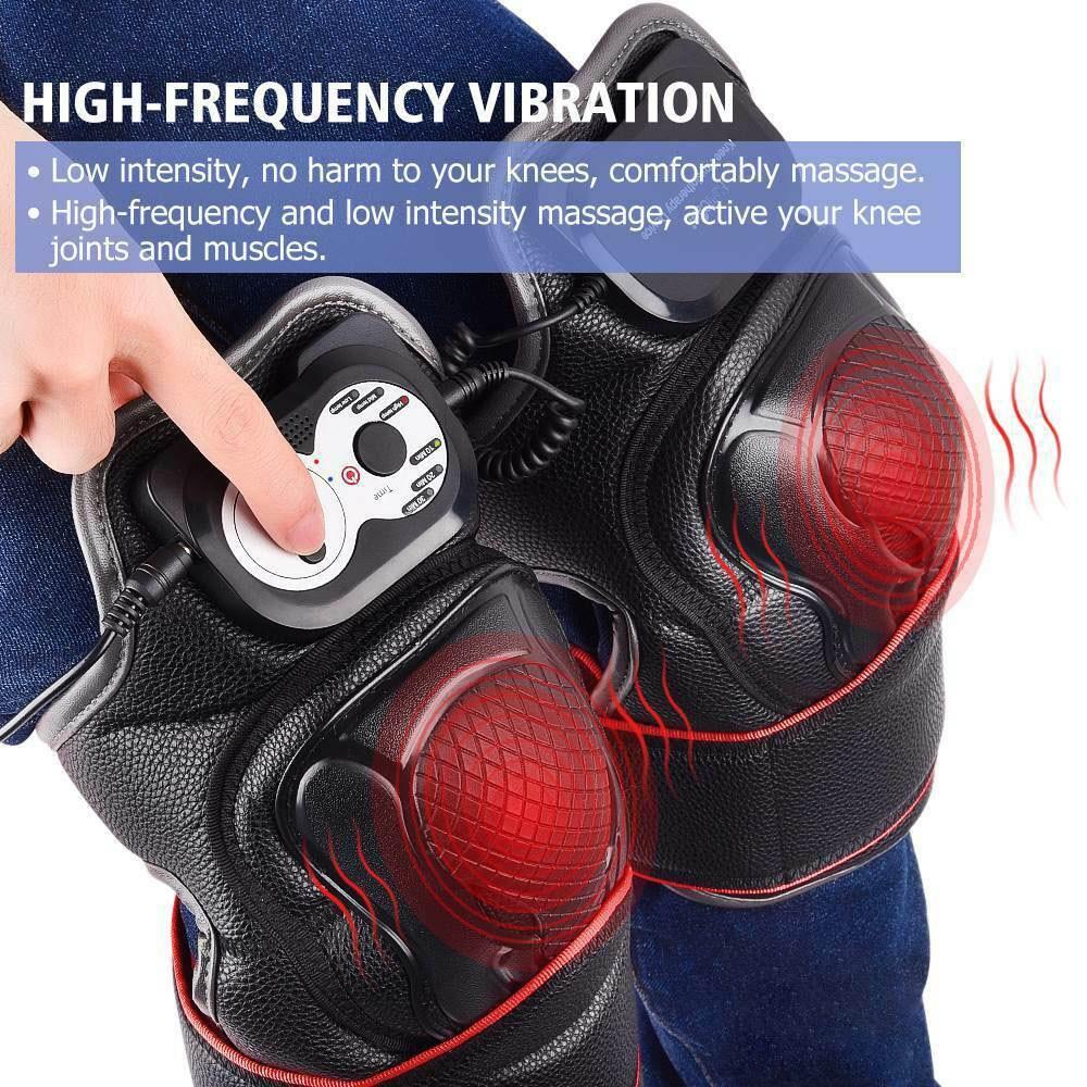 Infrared Heated Knee Massager Rehabilitation Magnetic Vibration Heatin ...