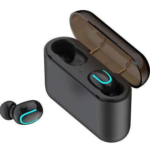 INSMA™ Wireless Bluetooth 5.0 Earbuds Noise Cancelling Earphones w/ Power Bank