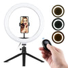 10 Inch LED Ring Light with Tripod and Phone Holder