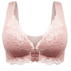 Sports Front Closure Bra Women's Adjustable Extra-Elastic Breathable Lace Trim Bras Seamless Push up Sexy Bra sujetadores mujer